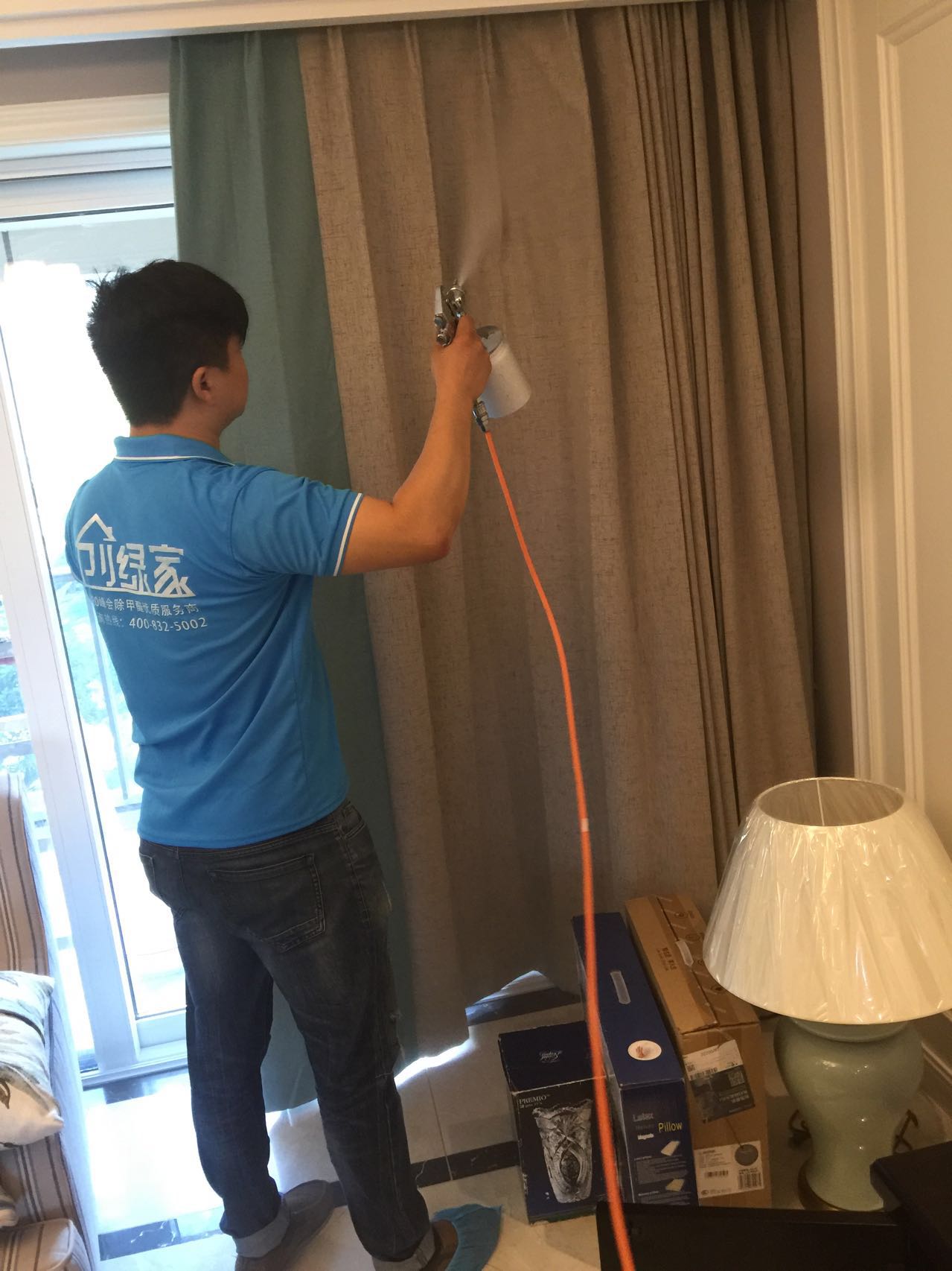 江滨澜庭小区室内空气治理